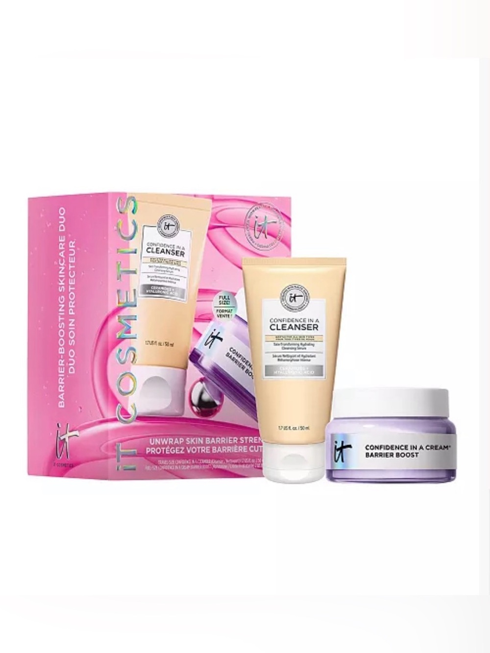 IT Cosmetics Unwrap Skin Barrier Strength Skincare Set - Full Size